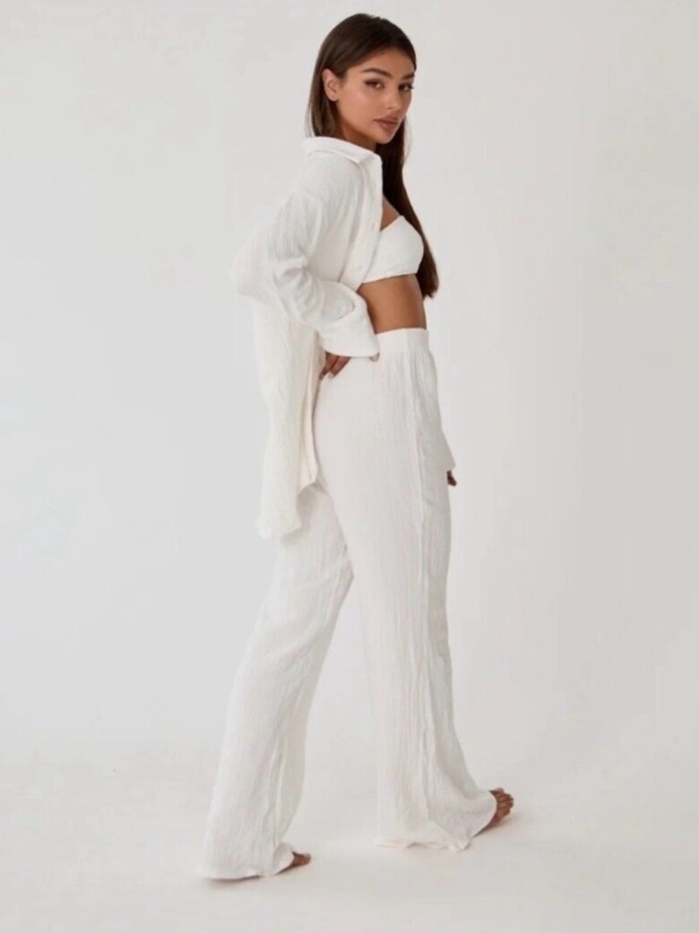 Because of Alice BOA Women's White Set